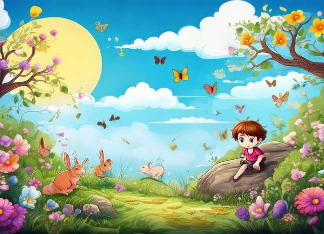 儿童故事关于春天的故事书 - 春天的故事,作文,500字,范文