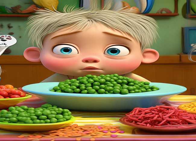 有关幼儿挑食的故事、《吃掉你的豌豆》,一个关于挑食的故事!