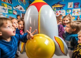 航天故事幼儿 用幼儿园,航天,气球三个词编一个小故事