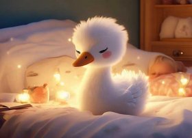 儿童睡前故事小白鹅，哄小孩子睡觉的故事