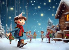 《冬天的故事》儿歌，木偶奇遇记 歌词