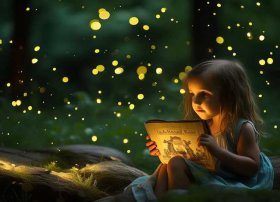 荧火虫绘本故事、绘本《晚安,萤火虫》讲的是什么呢