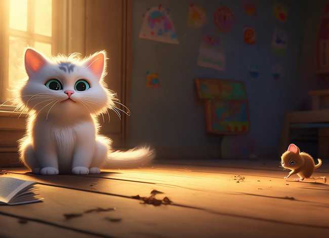 儿童故事猫抓老鼠的故事 - 儿童睡前老鼠和小猫的故事