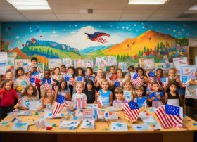 爱祖国儿童画，三年级爱国主义画怎么画好看