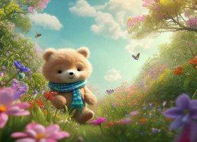 关于春天的故事幼儿故事（《小熊找春天》中班教案）