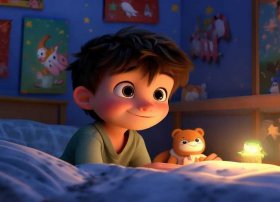 男孩故事睡前故事；笨孩子睡前故事