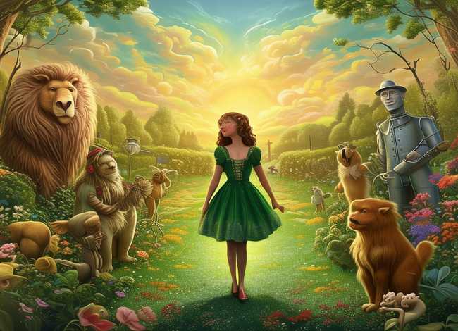 绿野仙踪童话故事；绿野仙踪讲的什么故事,出自于哪里的童话