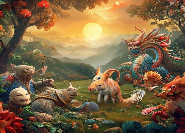 十二生肖传说故事完整版 十二生肖传说故事