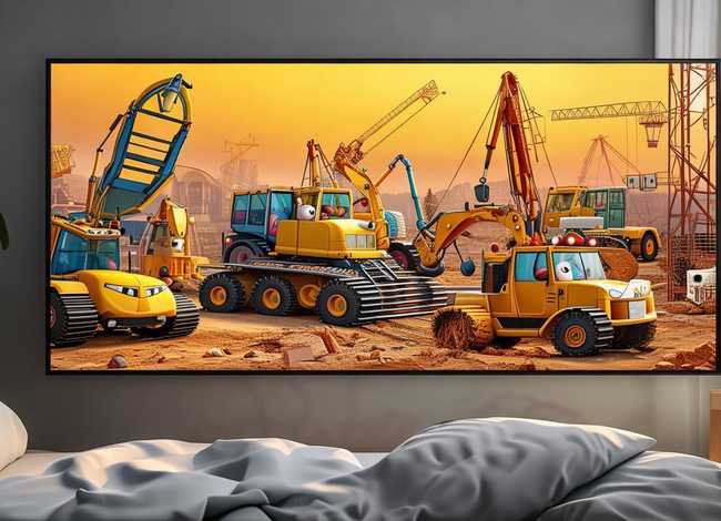 推土机故事睡前儿童 - 一堆工程车的动画片叫什么