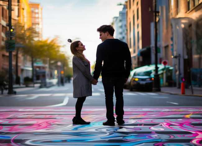 斑马线故事图片 - 什么是爱情斑马线