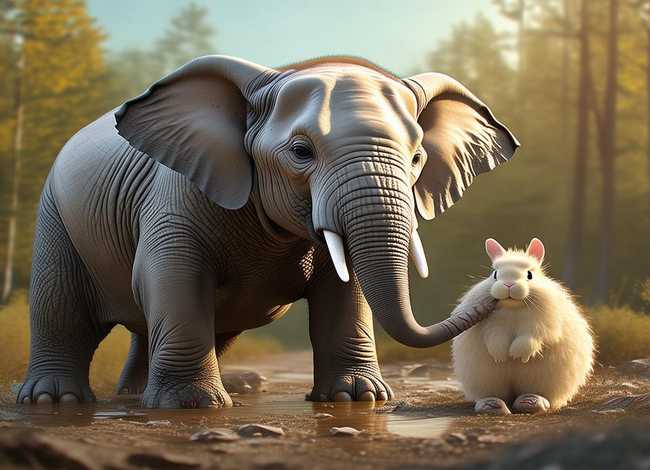 荒诞故事下载 - 类似大象拿兔兔擦粑粑的故事有哪些