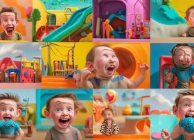 儿童表情文字 - 如何去表达小孩各式各样的丰富表情