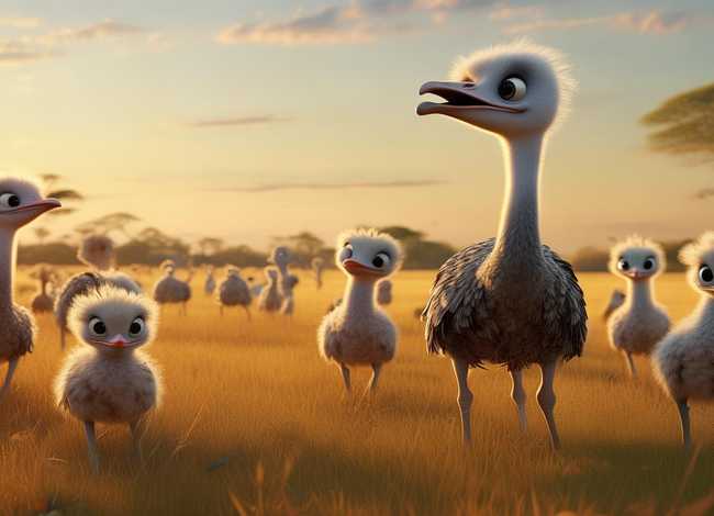鸵鸟幼儿故事，儿童睡前童话故事(经典10篇)