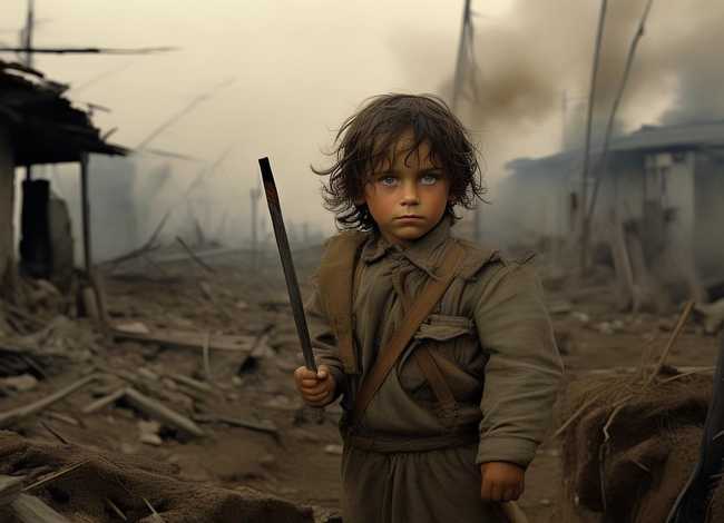 战争故事儿童，战争时期的小英雄故事