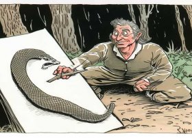 画蛇添足的寓言故事图片大全；画蛇添足寓言故事