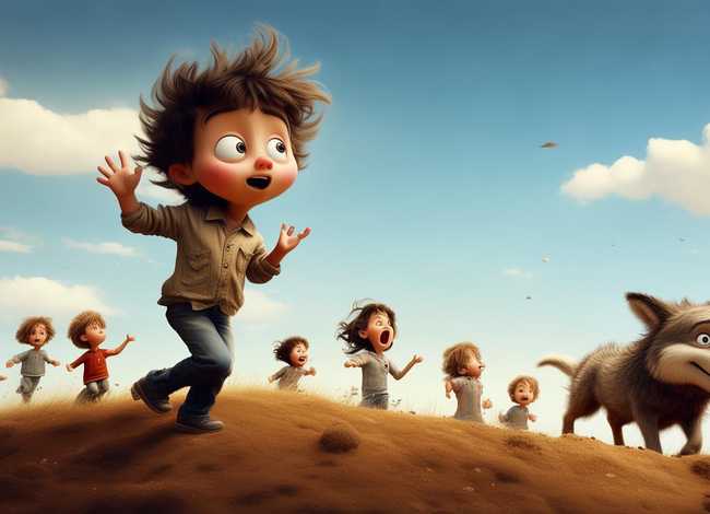 儿童故事狼来了简单版，狼来了儿童故事