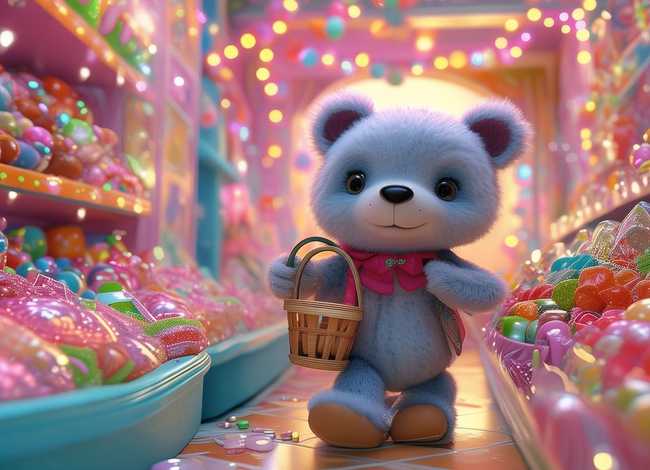 关于糖果的故事（小熊买糖果的幼儿故事）