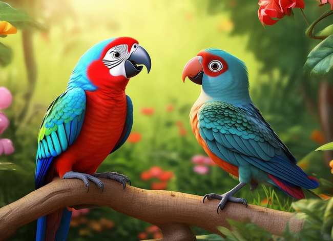 儿童讲鹦鹉的故事视频 老虎鹦鹉与八哥 儿童讲鹦鹉的故事视频 老虎鹦鹉与八哥