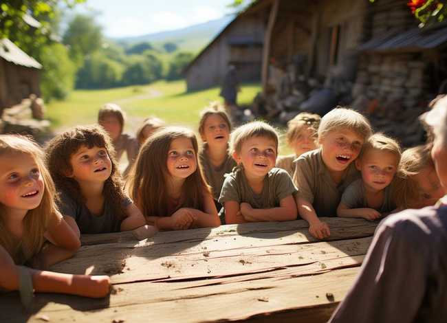 农村儿童故事简短，农村儿童的故事