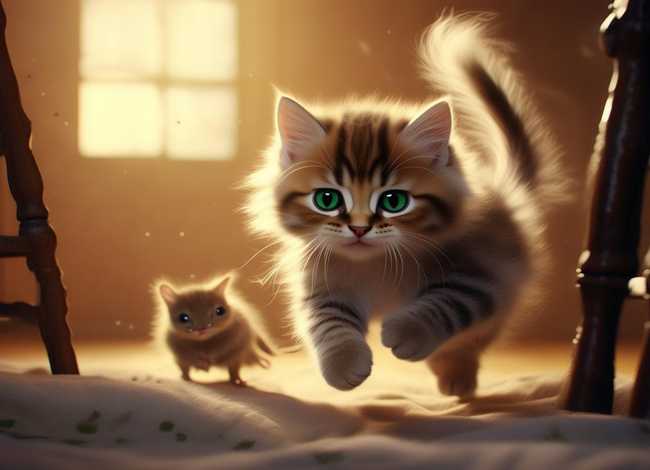 猫抓老鼠故事睡前；小猫咪的故事睡前故事