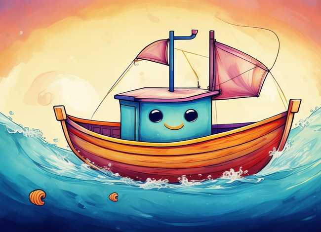 说声谢谢你绘本故事、【每日绘本】《小船的旅行》