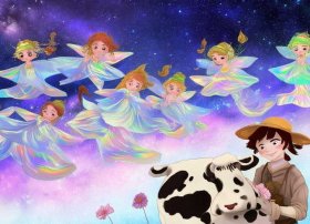 七仙女的故事儿童版、七仙女和牛郎的故事