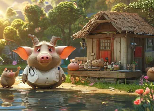 巧虎的故事文字版、主题童话忙碌的河马医生巧虎