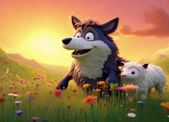 羊和狼的故事儿童故事 儿童狼吃羊的故事