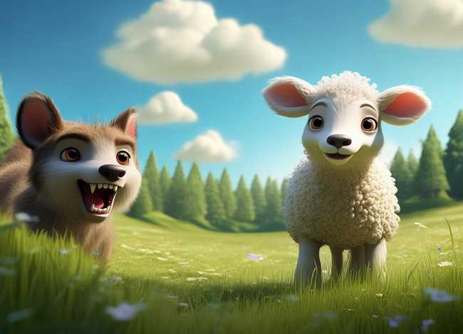 儿童故事狼和小羊ppt课件;狼和小羊的故事告诉我们什么 儿童故事狼和小羊ppt课件;狼和小羊的故事告诉我们什么