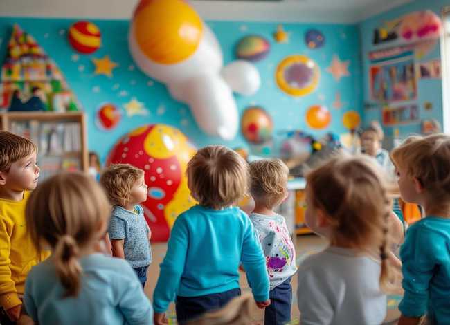 航天故事幼儿 用幼儿园,航天,气球三个词编一个小故事