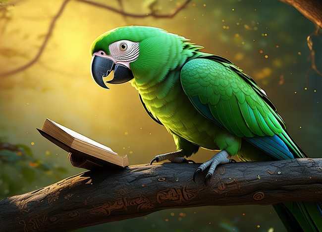 鹦鹉故事编写；民间故事-鹦鹉修行