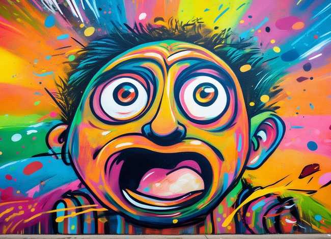 惊讶的涂鸦 好看不难的画 惊讶的涂鸦 好看不难的画