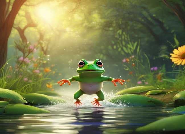 勇敢的小青蛙儿童故事 三分钟简短童话小故事精选