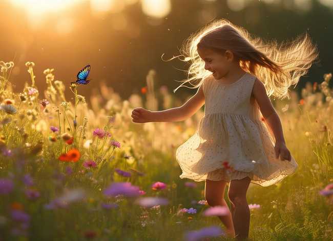蝴蝶的小故事简单的 追蝴蝶的小故事