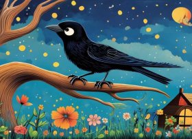 儿童歌曲睡前故事大全、找一首儿童歌曲!关于乌鸦的```