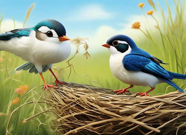 儿童故事小燕子搭窝的故事；杜鹃学搭窝童话故事