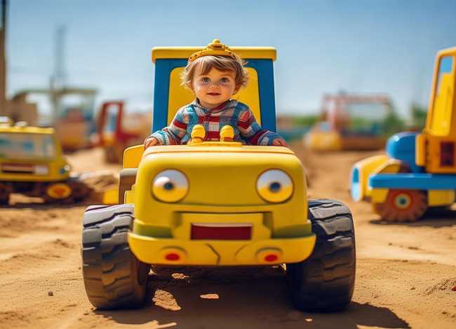 挖掘机幼儿故事 - 四岁孩子看的工程车的故事