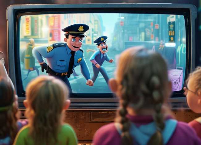 警察抓小偷视频儿童动画片、谁是好人,谁是坏蛋