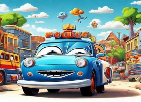 警车儿童故事绘本（关于小汽车动画片有哪些）