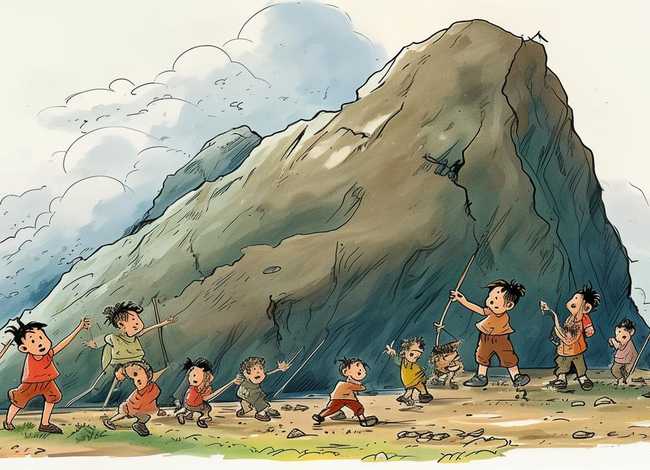 愚公移山神话故事儿童，你知道愚公移山的故事吗
