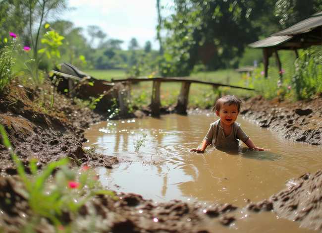 关于家乡的幼儿故事 - 家乡的小泥塘幼儿故事 关于家乡的幼儿故事 - 家乡的小泥塘幼儿故事