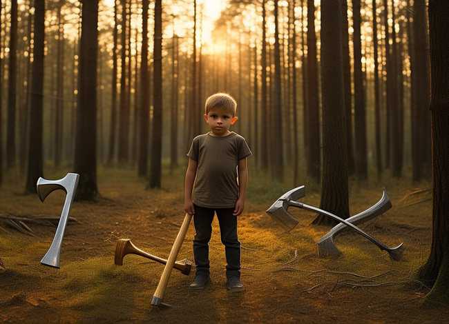 金斧子银斧子故事原文、金斧子银斧子和铁斧子的故事缩写