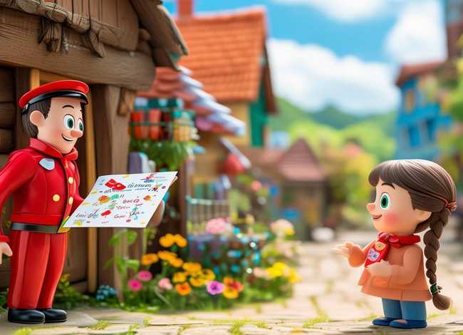 邮递员的绘本故事；绘本手记-蒲蒲兰“萌”月刊《一封信》