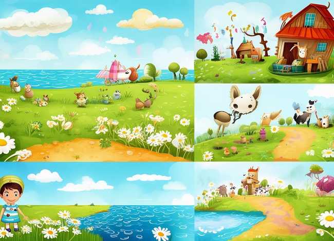 儿童绘本插画风景 - 童真童趣!10款儿童绘本插图