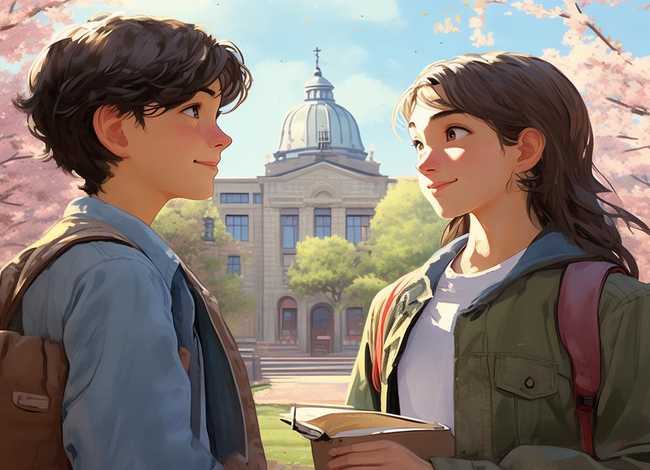 超短校园爱情故事 200字，超短爱情故事精选