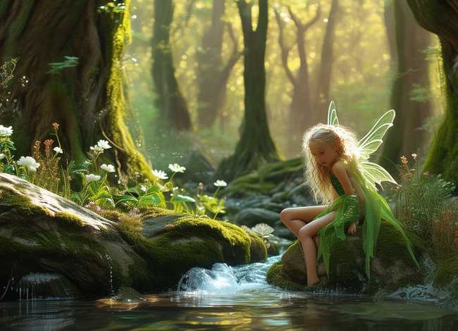 精灵故事儿童完整版；精灵的故事350个字
