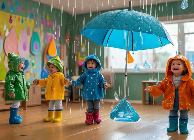 下雨天的故事幼儿图画;幼儿园教案-顽皮的雨滴 下雨天的故事幼儿图画;幼儿园教案-顽皮的雨滴