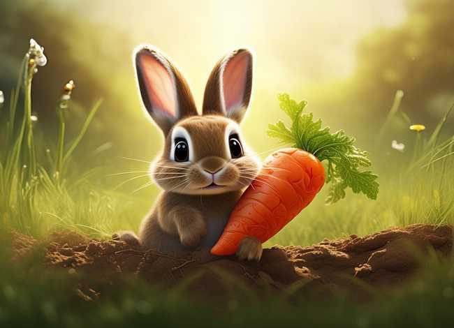萝卜讲故事 - 睡前小故事 小兔拔萝卜