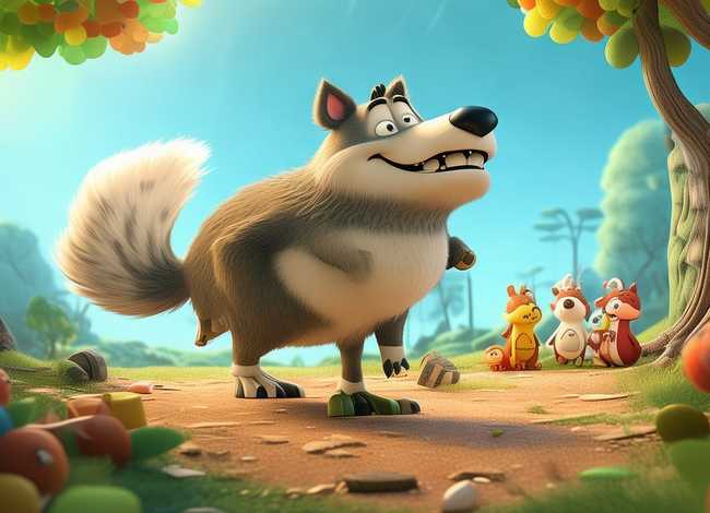 有关狼的儿童故事书、笨狼的故事主要内容是什么