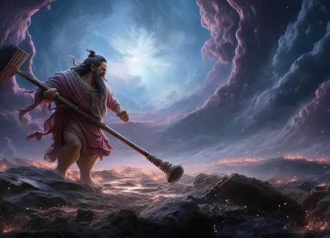 盘古开天辟地儿童故事文字版（盘古开天辟地的故事内容）